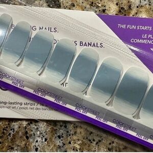 Color Street Pale Blue Ombre Peel-Off Nail Strips by Color Street